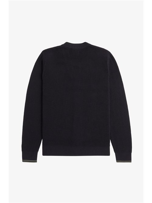 cardigan waffle Fred Perry | K6508102
